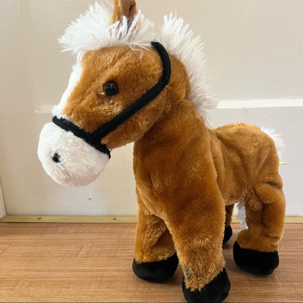 Dan Dee Animated Horse | Mechanical Interactive Plush Pony Toy | Walks w/ Sound